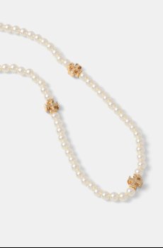 Цепочка Tory Burch Kira Pearl Necklace