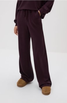 Reserved - Штани long leg - темно-фіолетовий - 621GA-49X