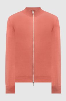 Розовый кардиган