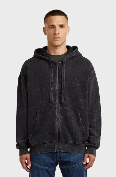 Мужское темно-серое худи Washed Серый XL G-Star RAW D27084,D575