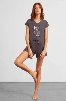 Женская серая футболка DALIA Серый XS Etam 6525993