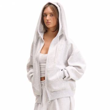 Cropp - Худі на блискавці - light grey Cropp - Худі на блискавці - light grey