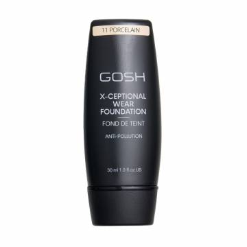 Тональная основа для лица GOSH X-Ceptional Wear Foundation, 11 Porcelain, 30 мл Тональная основа для лица GOSH X-Ceptional Wear Foundation, 11 Porcelain, 30 мл