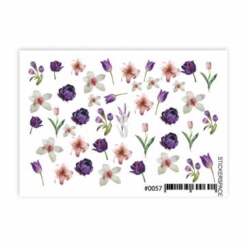 Наклейки для дизайна ногтей StickersSpace Sliders Color (0057) Наклейки для дизайна ногтей StickersSpace Sliders Color (0057)
