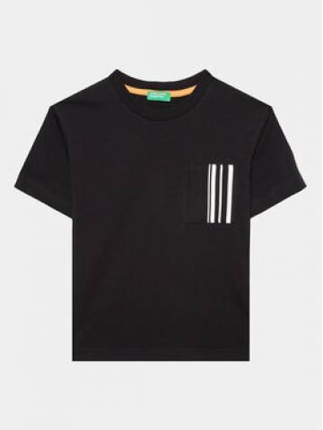 United Colors Of Benetton Футболка 3096C10BK Чорний Regular Fit United Colors Of Benetton Футболка 3096C10BK Чорний Regular Fit