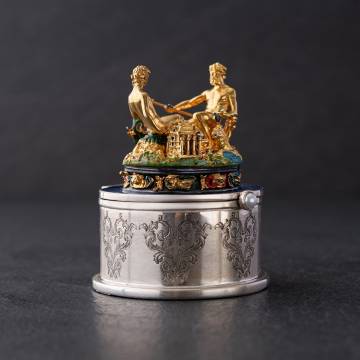 Серебряная фигура ручной работы "Сальера" Бенвенуто Челлини 23157ф Серебряная фигура ручной работы "Сальера" Бенвенуто Челлини 23157ф
