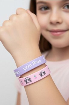 Силіконові браслети – упаковка з 3 штук Kitty Kotty - різнобарвний