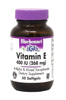 Витамин E Bluebonnet Nutrition Vitamin E 400 МЕ, 50 капсул