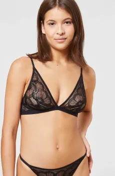 Женский черный бюстгальтер с мягкой треугольной чашкой IDOLE Черный 70C Etam 6538345