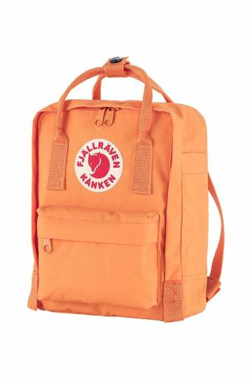 Рюкзак Fjallraven Kanken Mini цвет оранжевый маленький однотонный F23561.199 Рюкзак Fjallraven Kanken Mini цвет оранжевый маленький однотонный F23561.199