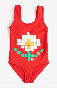 Детский слитный купальник Bobo Choses Pixel Daisy