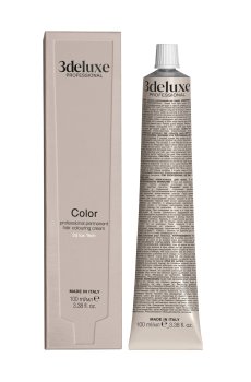 Перманентная крем-краска для волос 3DeLuXe Tech Hair Colouring Cream 8.11 Light Intense Ash Blonde, 100 мл