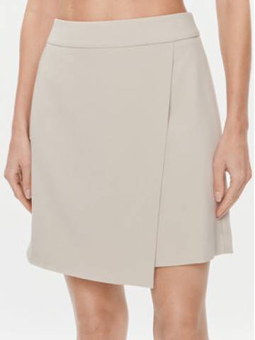 DKNY Спідниця трапеція UK3SX131 Бежевий Regular Fit DKNY Спідниця трапеція UK3SX131 Бежевий Regular Fit