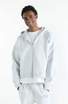 Мужское серое худі Athletics Crafted Fleece Full Zip Серый XXL New Balance MJ62A0N9GYM