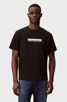 Мужская черная футболка WHOLESALE Черный XL Calvin Klein LV04LF812G