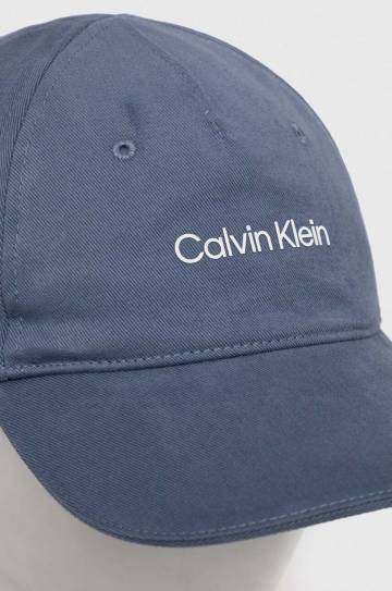 Кепка Calvin Klein Performance CK Athletic цвет бежевый с принтом Кепка Calvin Klein Performance CK Athletic цвет бежевый с принтом