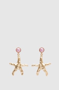 Золотые серьги TIDAL STAR