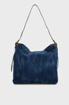Женская синяя джинсовая сумка D-LINE HOBO Синий ONESIZE Diesel X10728 P9152