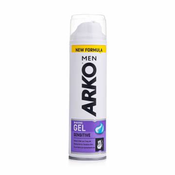Гель для бритья Arko Shaving Gel Sensitive мужской, 200 мл Гель для бритья Arko Shaving Gel Sensitive мужской, 200 мл