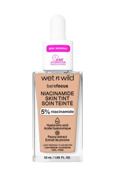 Уценка! Тональная основа для лица Wet N Wild Bare Focus Niacinamide Skin Tint, Light Medium Sand, 32 мл