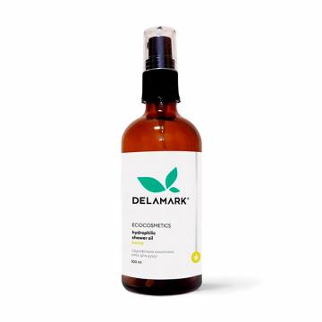 Гидрофильное конопляное масло для душа Delamark Hydrophilic Shower Hemp Oil, 100 мл