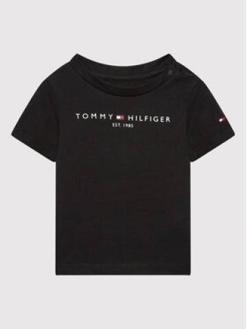 Tommy Hilfiger Футболка Baby Essential KN0KN01487 Чорний Regular Fit Tommy Hilfiger Футболка Baby Essential KN0KN01487 Чорний Regular Fit