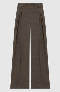 Брюки цвета хаки с цепочкой мониль