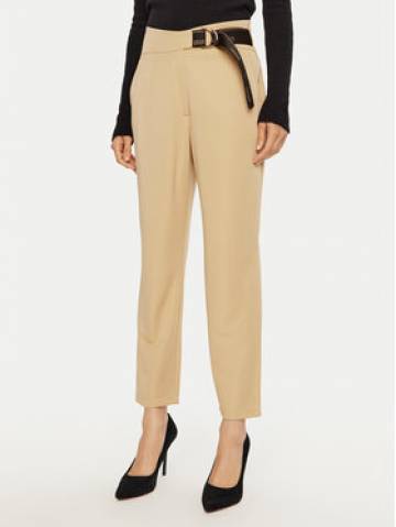 Liu Jo Штани з тканини TF4260 J4751 Бежевий Regular Fit Liu Jo Штани з тканини TF4260 J4751 Бежевий Regular Fit