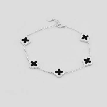 Серебряный браслет Minimal 550363ч Серебряный браслет Minimal 550363ч