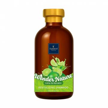 Восстанавливающий шампунь для волос Famirel Wonder Nature Shampoo Лайм и кератин, 500 мл Восстанавливающий шампунь для волос Famirel Wonder Nature Shampoo Лайм и кератин, 500 мл