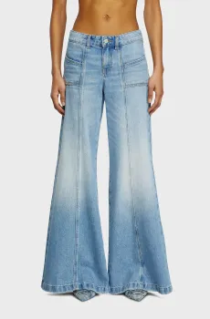 Женские голубые джинсы D-AKII Голубой 24-32 Diesel A12808 0CLBA