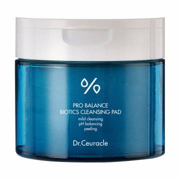 Очищающие пады для лица Dr.Ceuracle Pro Balance Biotics Cleansing Pad с пробиотиками и кислотами PHA и LHA, 60 шт Очищающие пады для лица Dr.Ceuracle Pro Balance Biotics Cleansing Pad с пробиотиками и кислотами PHA и LHA, 60 шт