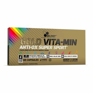 Витаминно-минеральный комплекс Olimp Sport Nutrition Gold Vita-Min Anti-Ox Super Sport, 60 капсул Витаминно-минеральный комплекс Olimp Sport Nutrition Gold Vita-Min Anti-Ox Super Sport, 60 капсул