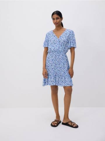 Reserved - Сукня з віскози - синій - 6675B-55X