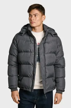 Мужская темно-серая куртка Серый L Pepe Jeans PM403031