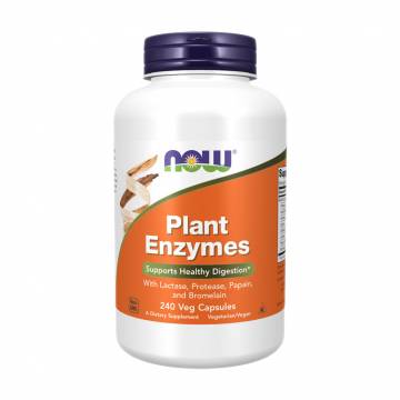 Растительные энзимы NOW foods Plant Enzymes, 240 капсул Растительные энзимы NOW foods Plant Enzymes, 240 капсул