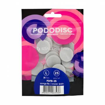 Сменные спонж-файлы для педикюрного диска Staleks PRO Expert Pododisc L, 25 мм, 25 шт (PDFB-25) Сменные спонж-файлы для педикюрного диска Staleks PRO Expert Pododisc L, 25 мм, 25 шт (PDFB-25)