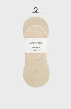 Мужские бежевые следы (3 пары) FOOTIE Бежевый 43-46 Calvin Klein 701234367