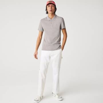 Lacoste поло чоловіче з органічної бавовни Slim Fit Lacoste поло чоловіче з органічної бавовни Slim Fit