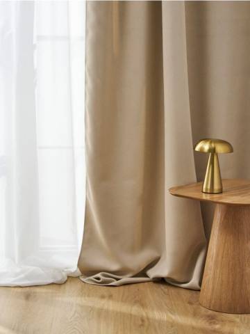 Штора на стрічці - бежевий Штора на стрічці - бежевий