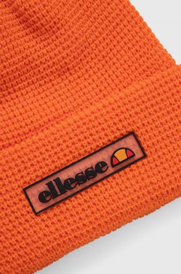 Шапка Ellesse цвет оранжевый из толстого трикотажа Шапка Ellesse цвет оранжевый из толстого трикотажа
