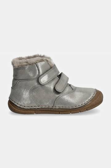 Детские кожаные зимние ботинки Froddo PAIX UP WINTER цвет серебрянный G2110143 Детские кожаные зимние ботинки Froddo PAIX UP WINTER цвет серебрянный G2110143