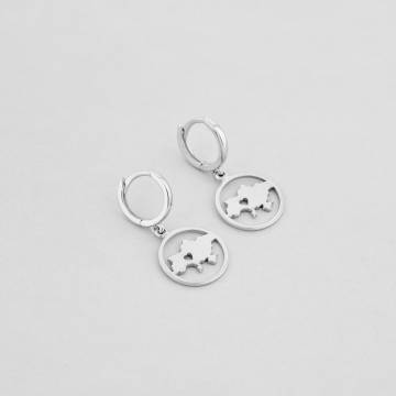 Серебряные серьги Minimal ВС-438р Серебряные серьги Minimal ВС-438р