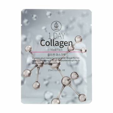 Тканевая маска для лица Med B 1 Day Collagen Mask с коллагеном, 27 мл Тканевая маска для лица Med B 1 Day Collagen Mask с коллагеном, 27 мл