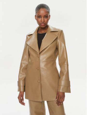 ROTATE Демісезонний плащ 1121422512 Коричневий Regular Fit