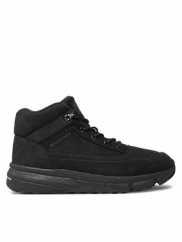 Tommy Hilfiger Снікерcи Warm Nubuck Hybrid B FM0FM05189 Чорний Tommy Hilfiger Снікерcи Warm Nubuck Hybrid B FM0FM05189 Чорний
