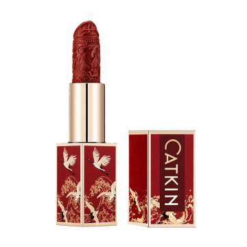 Матовая помада для губ Catkin Rouge Carving Lipstick CR129 Scarlet, 3.2 г Матовая помада для губ Catkin Rouge Carving Lipstick CR129 Scarlet, 3.2 г