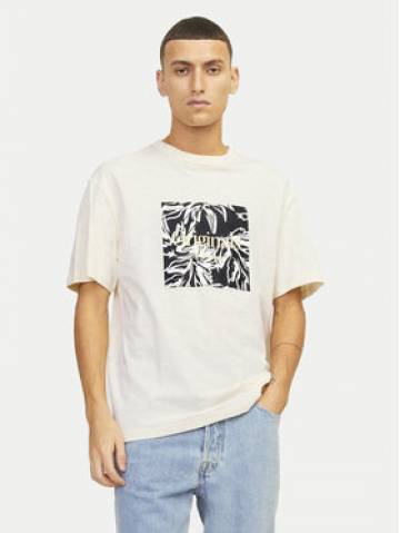 Jack&Jones Футболка Lafayette 12250436 Écru Relaxed Fit Jack&Jones Футболка Lafayette 12250436 Écru Relaxed Fit