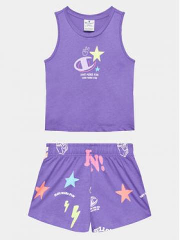 Champion Набір футболка та шорти 404680 Фіолетовий Regular Fit Champion Набір футболка та шорти 404680 Фіолетовий Regular Fit