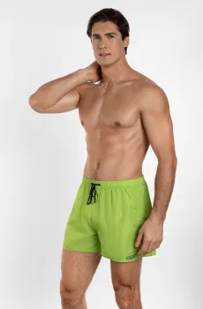 Мужские салатовые плавательные шорты Салатовый S MARC&ANDRE MS24-03